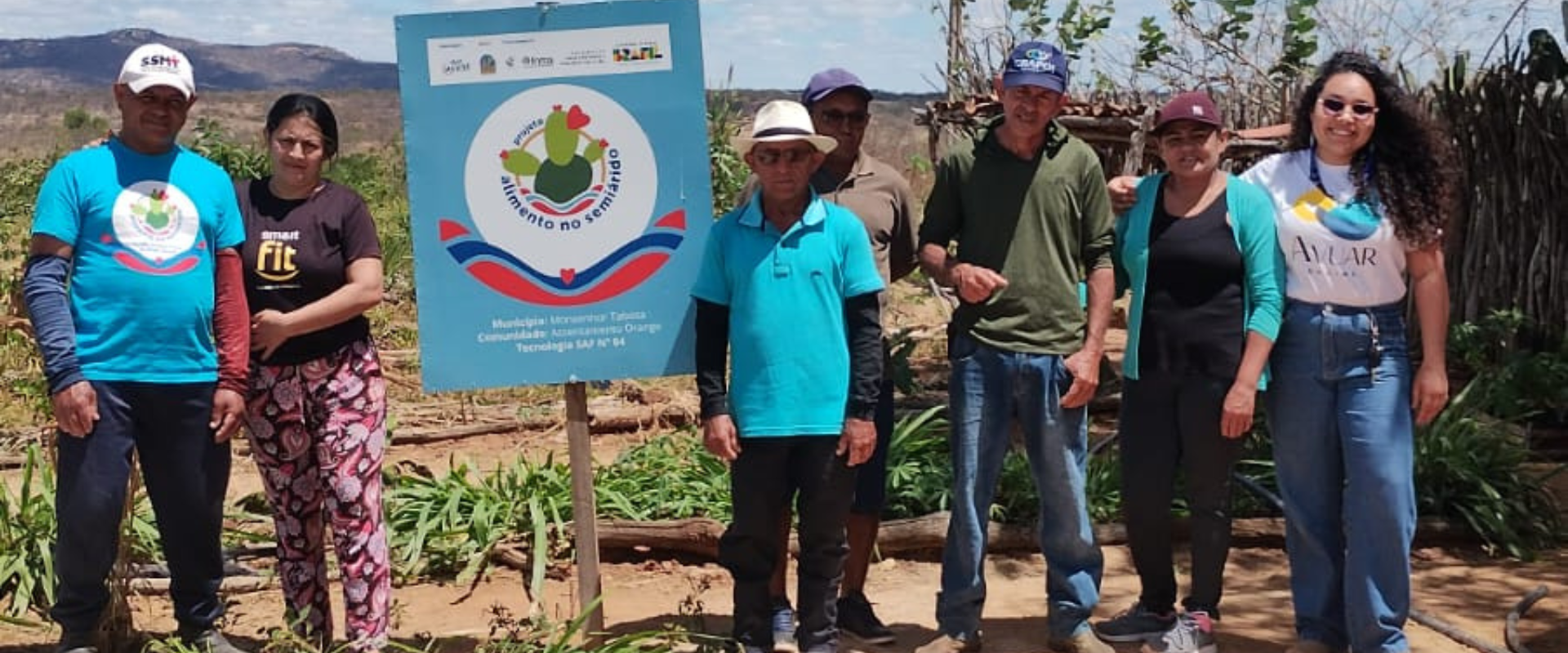 Projeto Alimento do Semiárido realiza intercâmbio entre famílias 